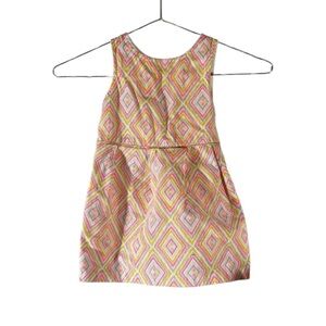 Colorful Geometric Pattern Dress